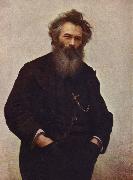 Ivan Nikolaevich Kramskoi Portrait of the Painter Ivan Shishkin Germany oil painting artist